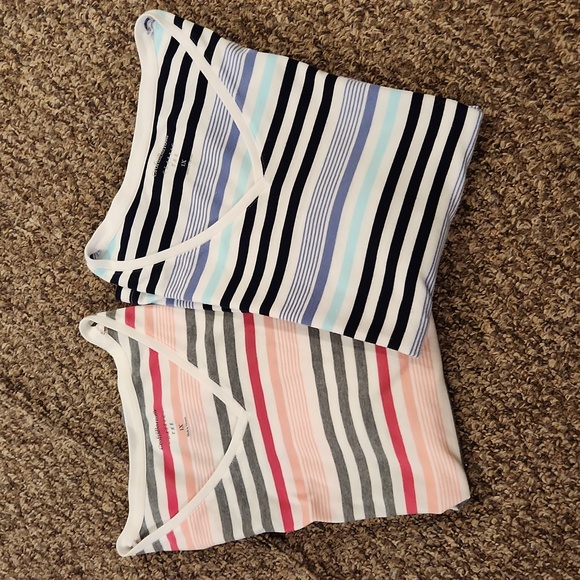 Croft & Barrow V-Neck Striped Classic Tee Shirts Size 1X - Picture 9 of 9